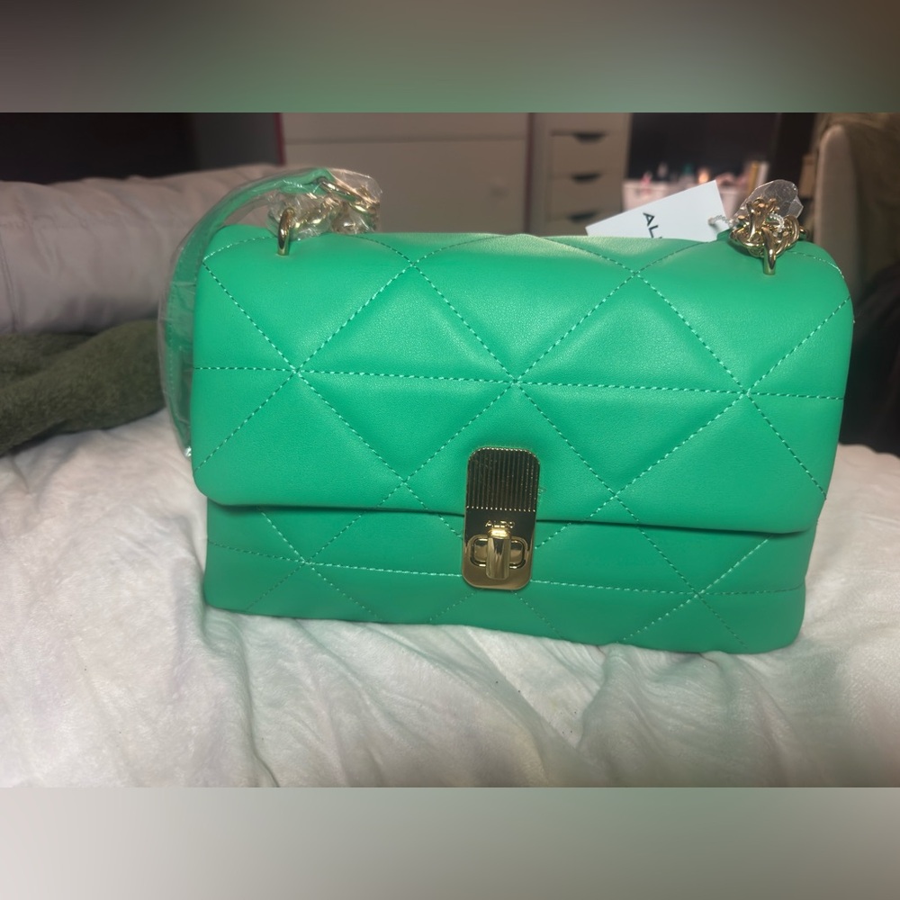 Aldo Green Quilted Women's Bag